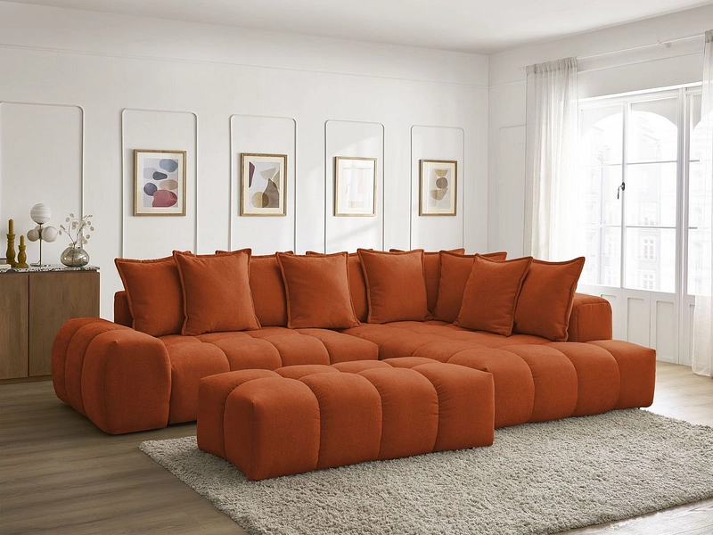 Ecksofa mit Hocker BOBOCHIC EVEREST