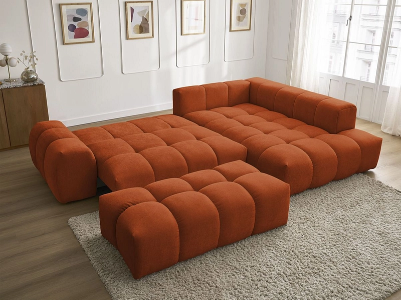 Ecksofa mit Hocker BOBOCHIC EVEREST