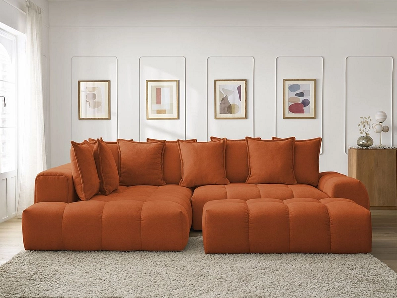 Ecksofa mit Hocker BOBOCHIC EVEREST