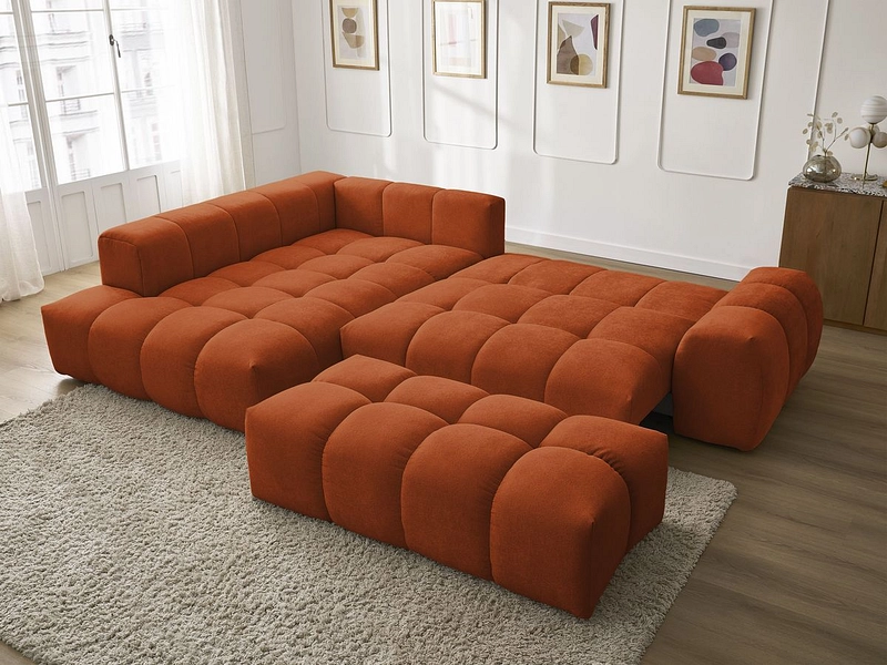 Ecksofa mit Hocker BOBOCHIC EVEREST