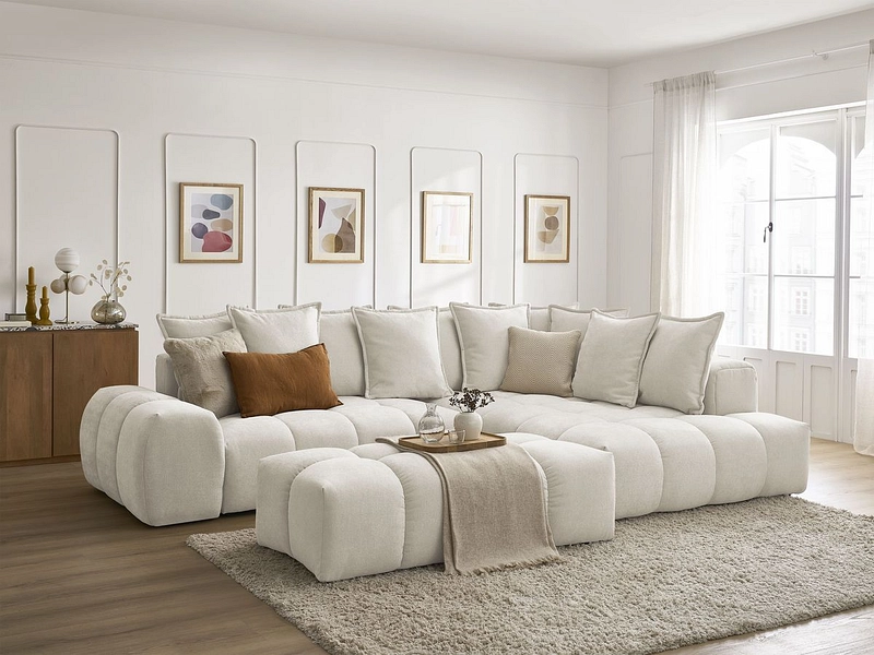 Ecksofa mit Hocker BOBOCHIC EVEREST
