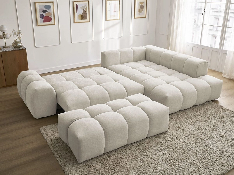 Ecksofa mit Hocker BOBOCHIC EVEREST