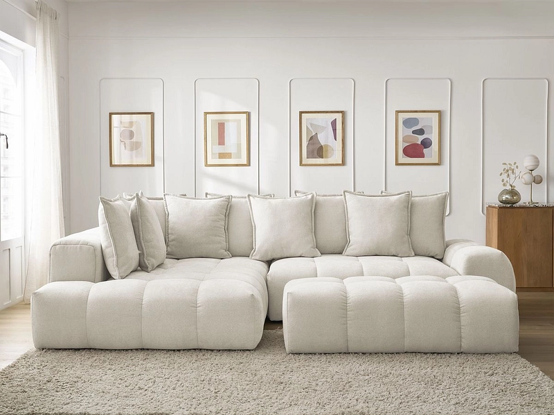 Ecksofa mit Hocker BOBOCHIC EVEREST