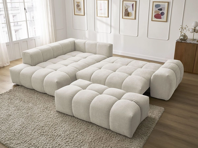 Ecksofa mit Hocker BOBOCHIC EVEREST