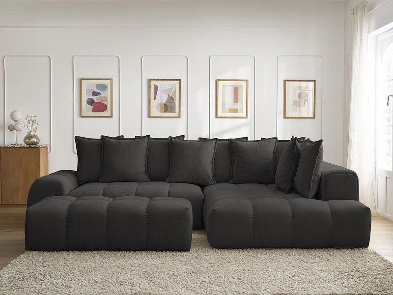 Ecksofa mit Hocker BOBOCHIC EVEREST