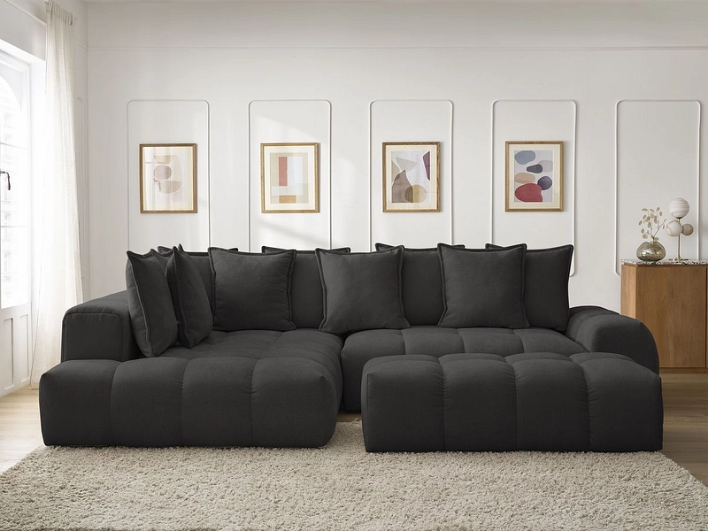 Ecksofa mit Hocker BOBOCHIC EVEREST