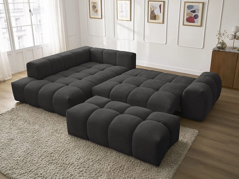 Ecksofa mit Hocker BOBOCHIC EVEREST