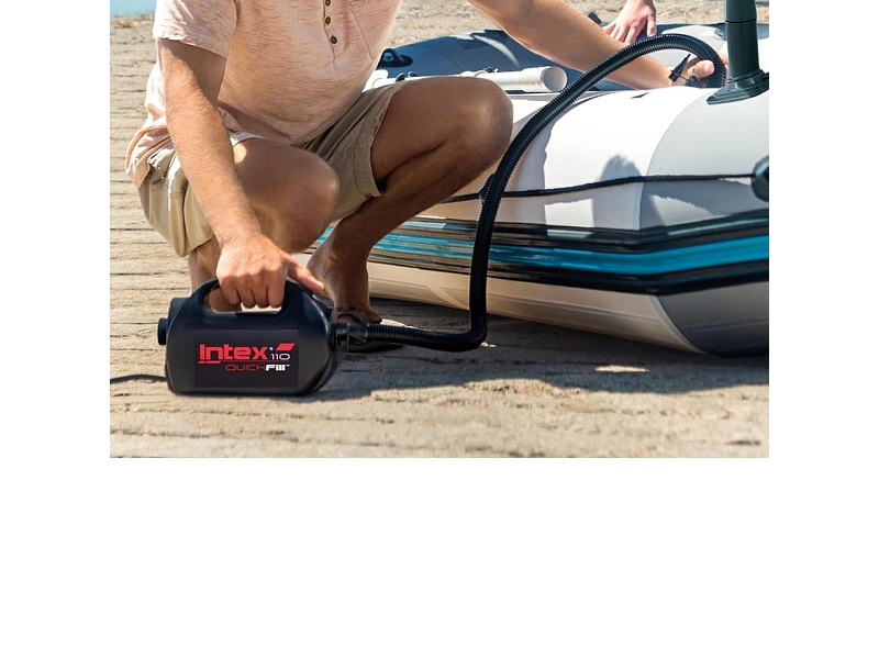 INTEX Pompa elettrica nero