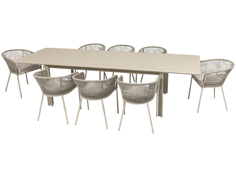 Table de jardin extensible CHAMPAGNE