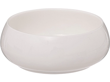 Präsentierplatte NORA porzellan weiss