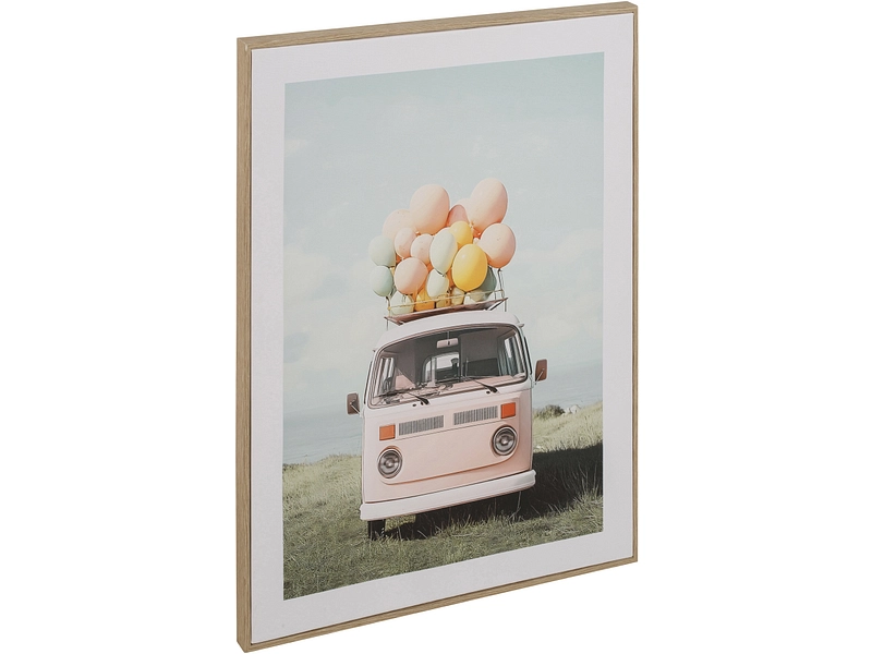 Toile imprimée AURA 1 pièce multicolore