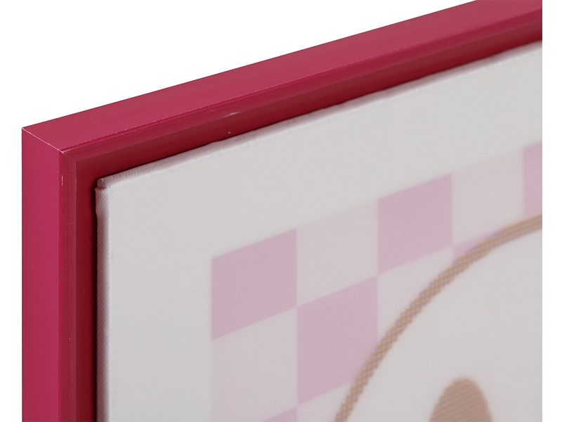 Toile imprimée LOVE 1 pièce multicolore