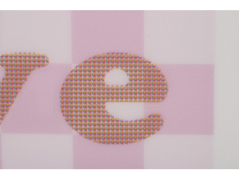 Toile imprimée LOVE 1 pièce multicolore