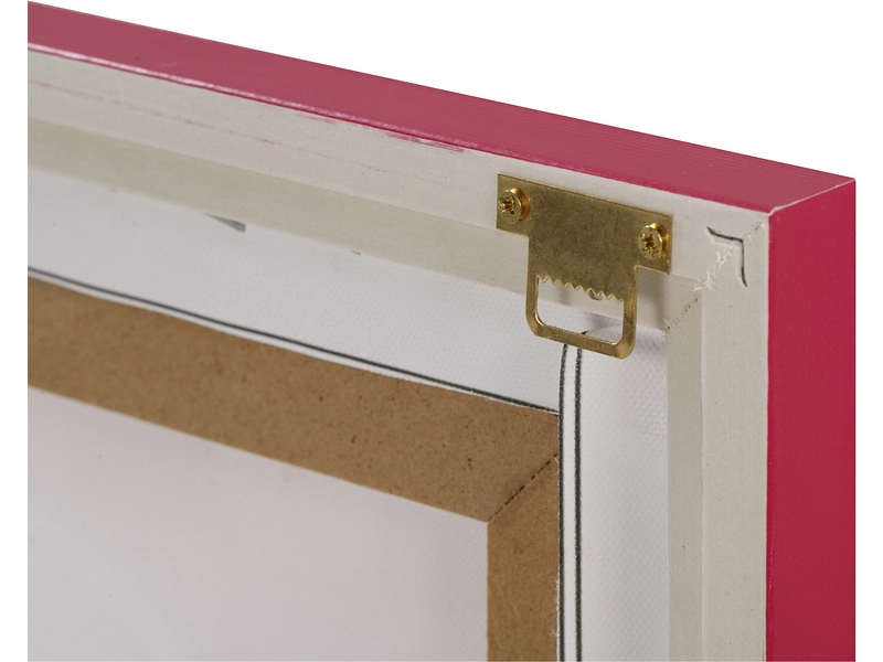 Toile imprimée LOVE 1 pièce multicolore