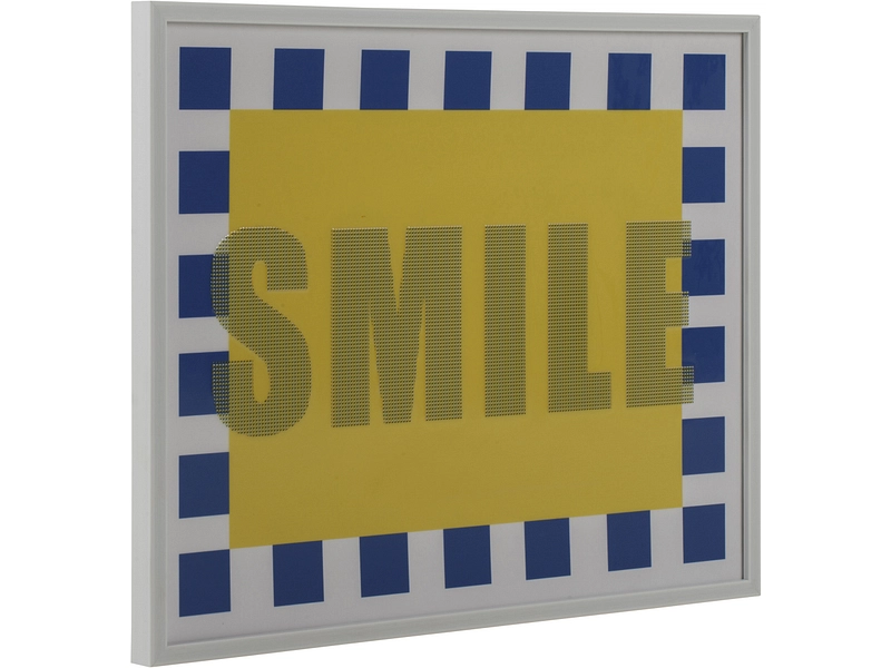 Toile imprimée SMILE 1 pièce multicolore