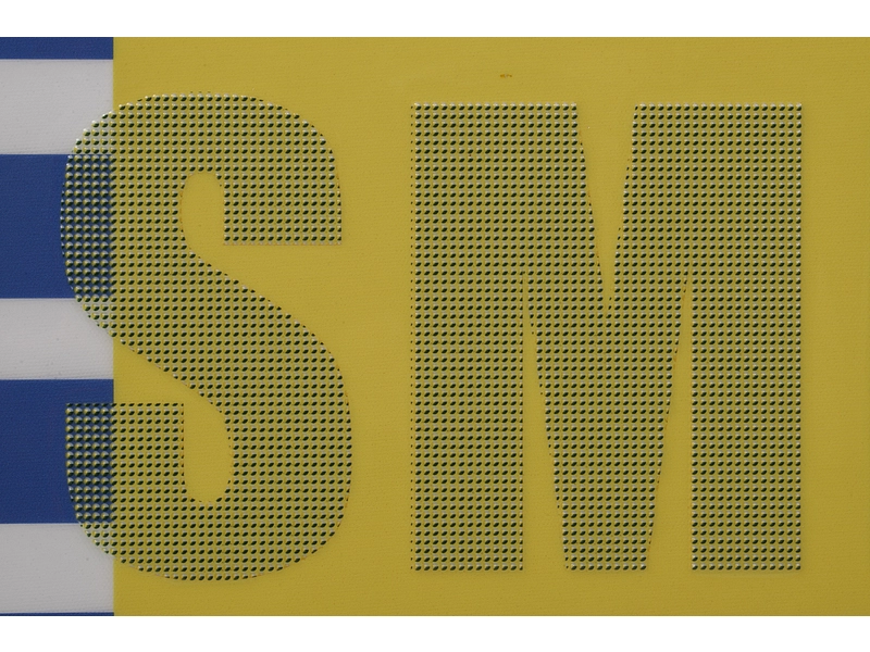 Toile imprimée SMILE 1 pièce multicolore