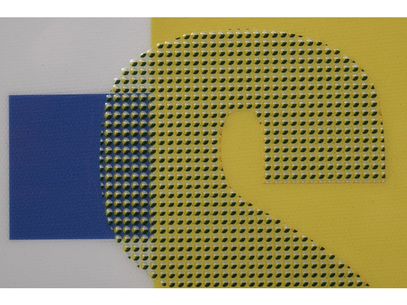 Toile imprimée SMILE 1 pièce multicolore