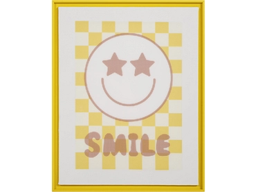 Toile imprimée SMILEY 1 pièce multicolore