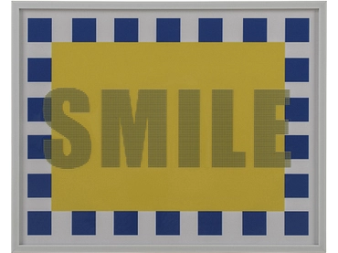 Toile imprimée SMILE 1 pièce multicolore