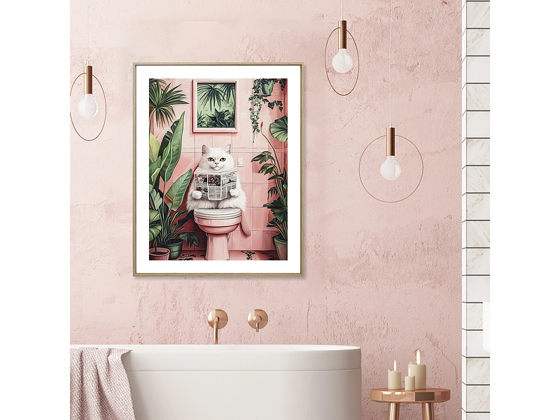 Leinwand bedruckt LULU 1 Stück mehrfarbig