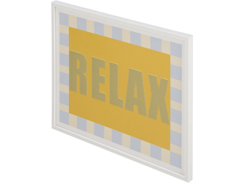 Toile imprimée RELAX 1 pièce multicolore