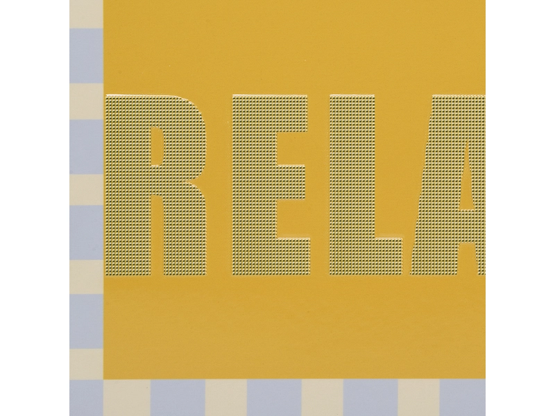 Toile imprimée RELAX 1 pièce multicolore