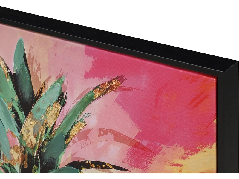 Toile imprimée et peinte main NANAS 1 pièce multicolore