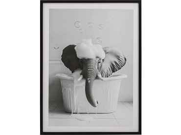 Toile imprimée KIBO 1 pièce multicolore