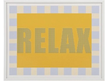 Toile imprimée RELAX 1 pièce multicolore