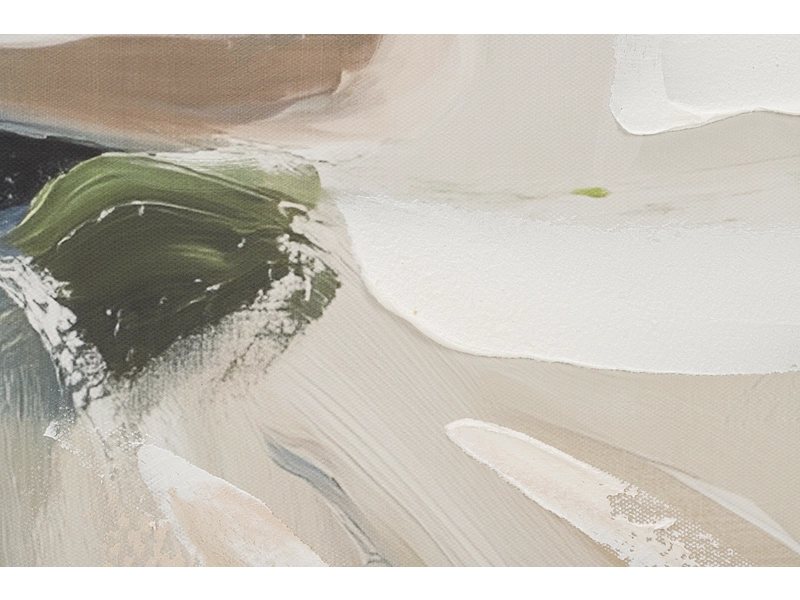 Bedruckte und handbemalte Leinwand SERENA 1 Stück mehrfarbig