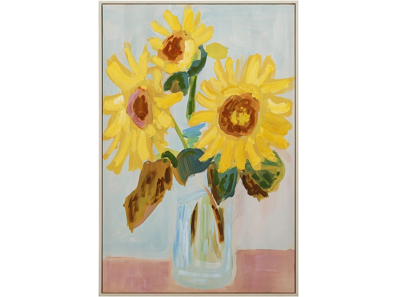 Tela stampata e dipinta a mano MARISOL 1 pezzo multicolore 62.5x92.5x3.5cm