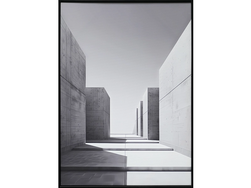 Toile imprimée STRAMIRA 1 pièce noir