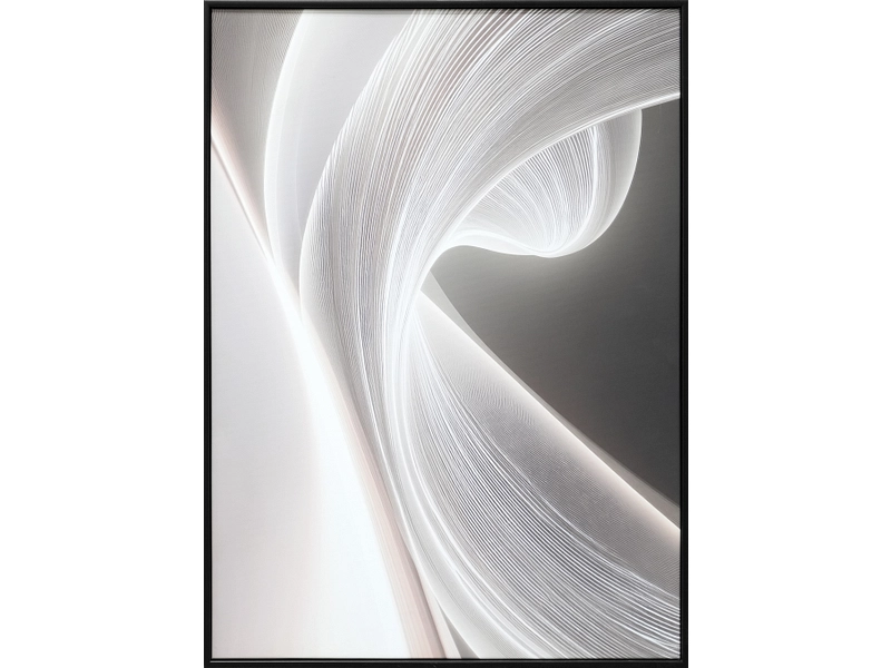 Toile imprimée STRAMIRA 1 pièce noir