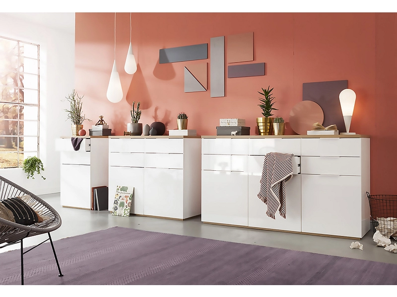 Commode MUNDI 3 portes 6 tiroirs