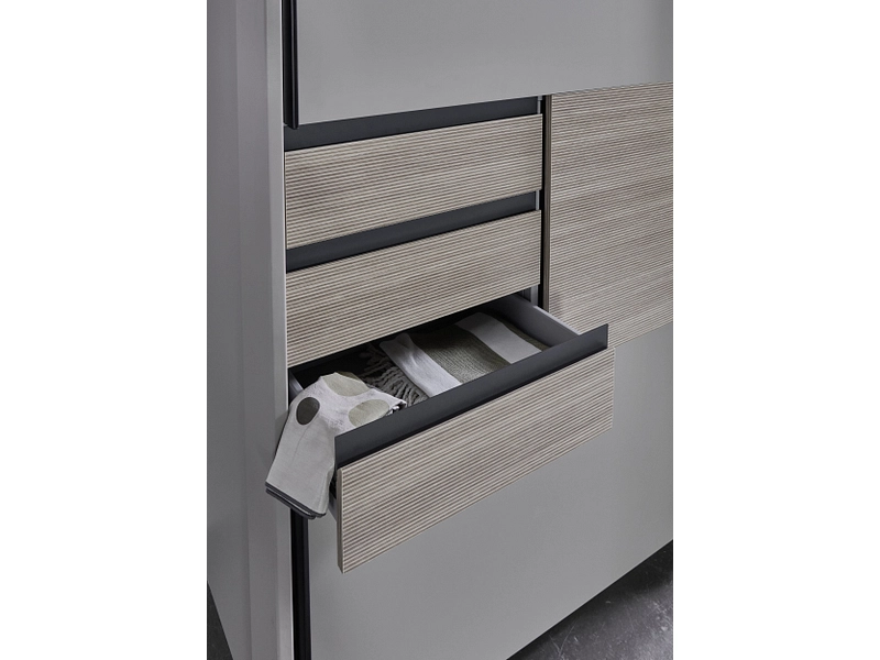 Schwebetürenschrank BAMBERG kaschmir