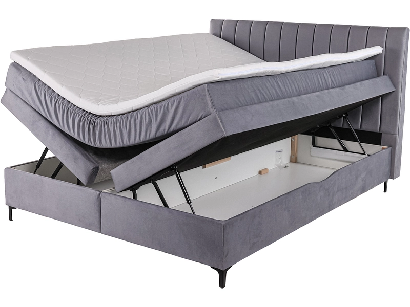 Boxspring MAGIC grigio chiaro