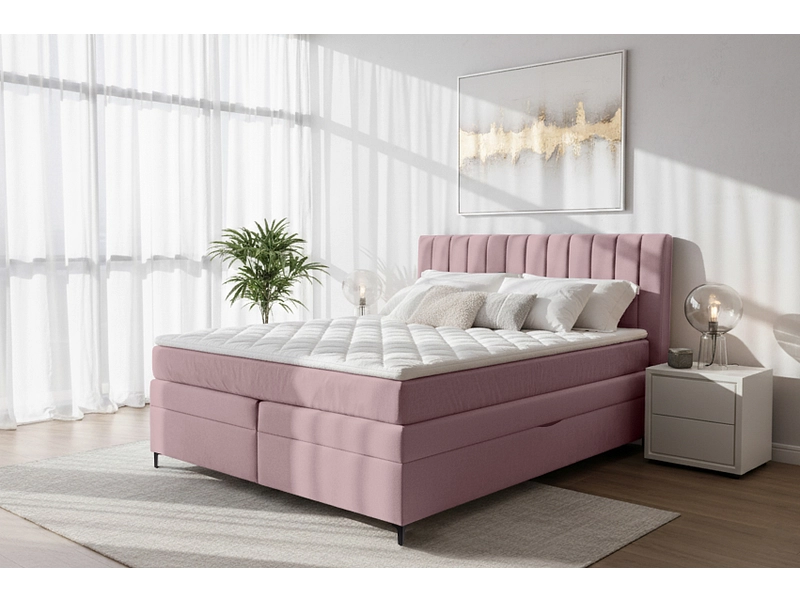 Boxspringbett MAGIC rosa Boxspringbett MAGIC rosa