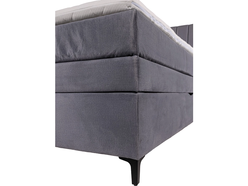 Boxspringbett MAGIC hellgrau