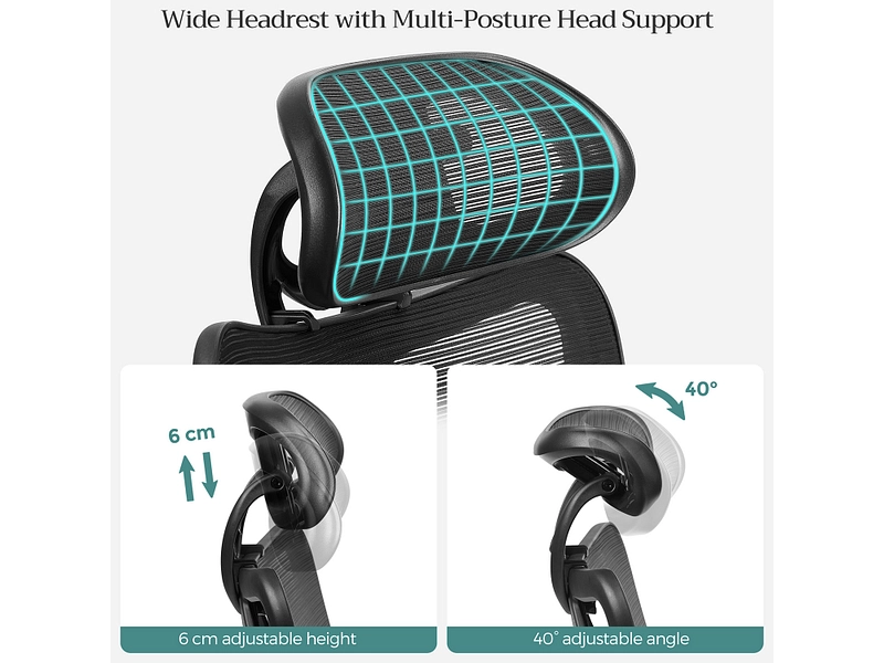 Ergonomischer Bürostuhl SONGMICS MILOW
