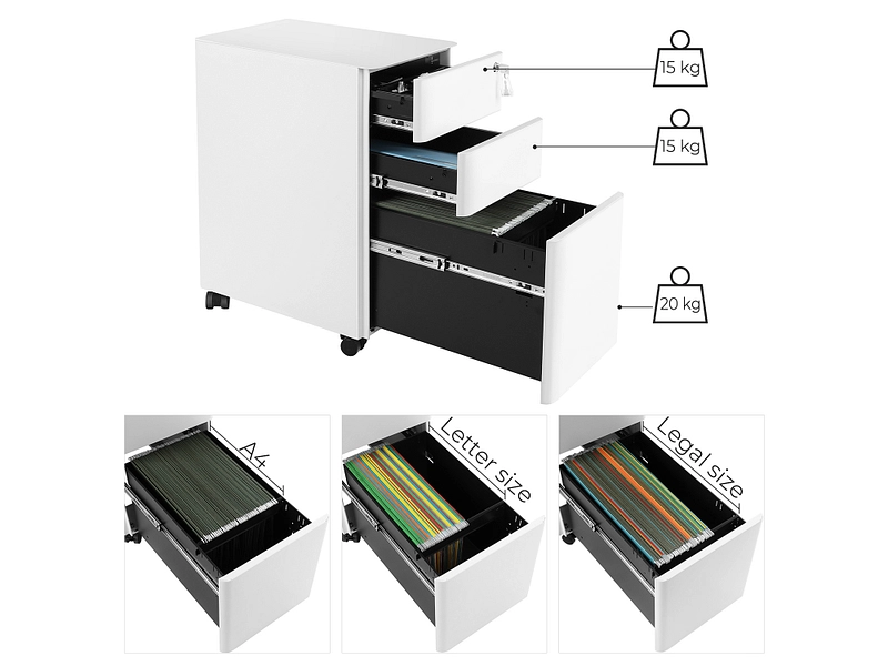 Schubladenelement SONGMICS STAN