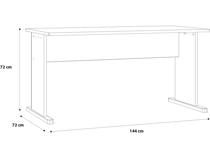 Schreibtisch TEMPRA 2 Schreibtisch TEMPRA 2