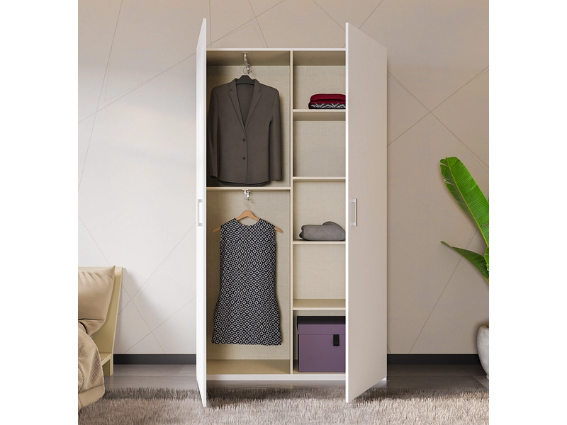 Drehtürenschrank HYÈRES weiss