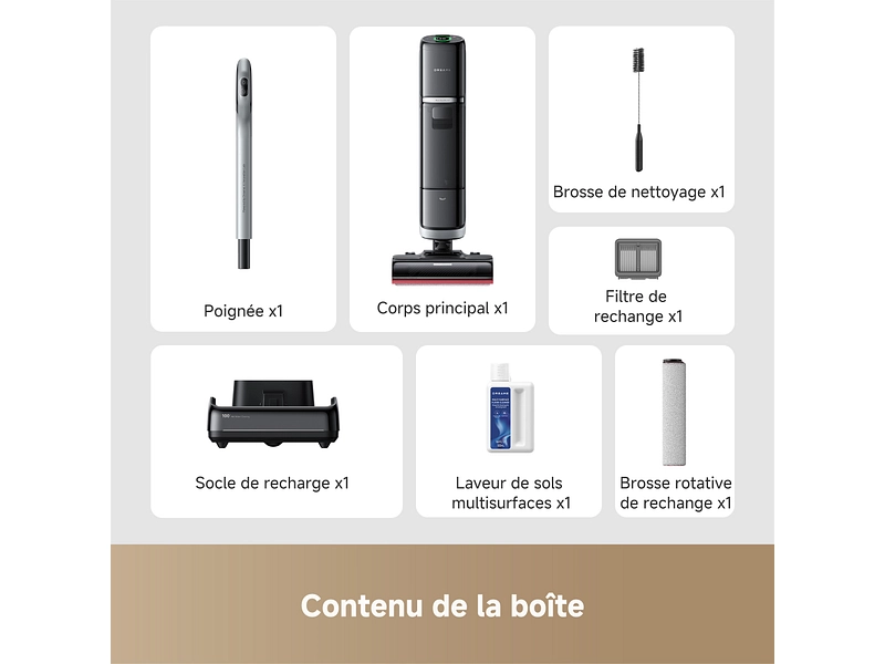 DREAME Aspirateur laveur