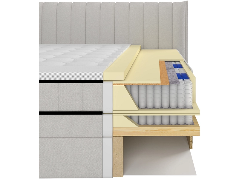 Boxspring CARMEN cream