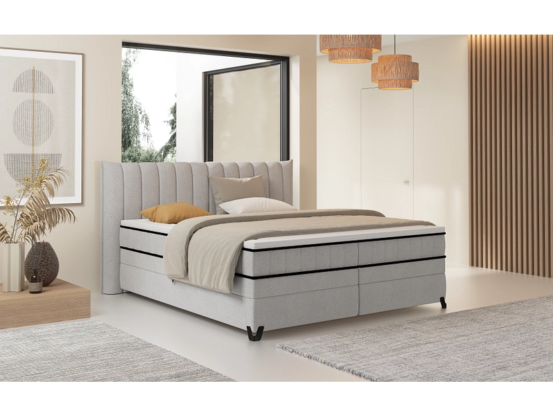 Boxspring CARMEN argento