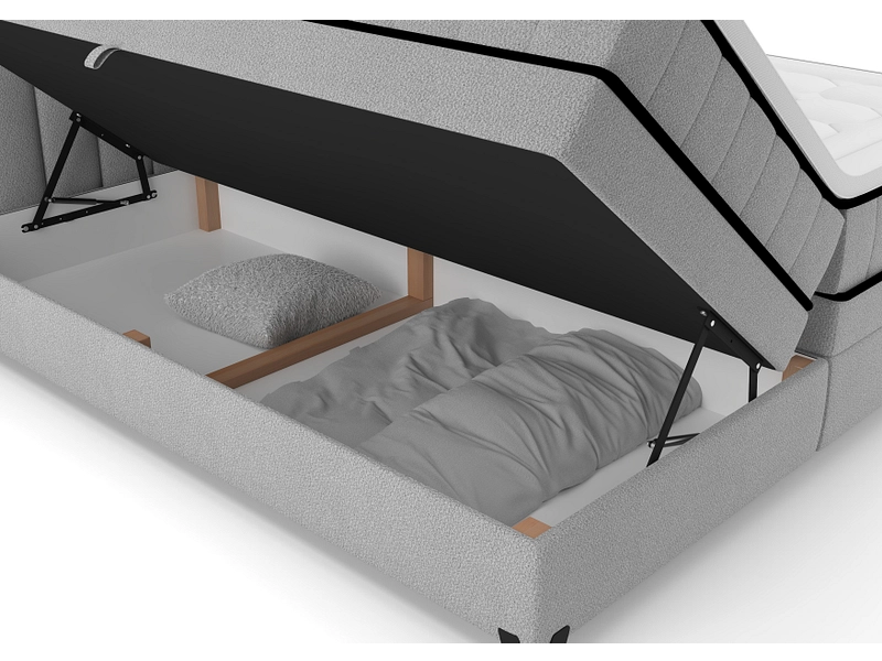 Boxspring CARMEN argento