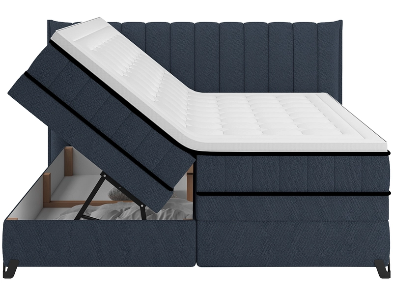 Boxspring CARMEN bleu nuit