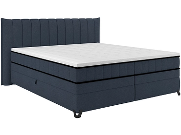 Boxspring CARMEN bleu nuit