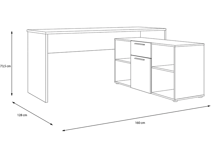 Eckschreibtisch CONTRA COSTA Eckschreibtisch CONTRA COSTA