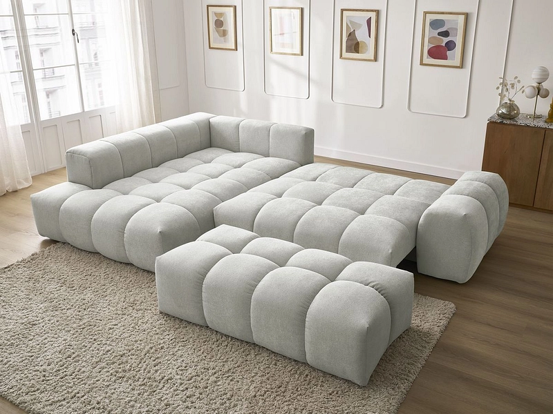 Ecksofa mit Hocker BOBOCHIC EVEREST